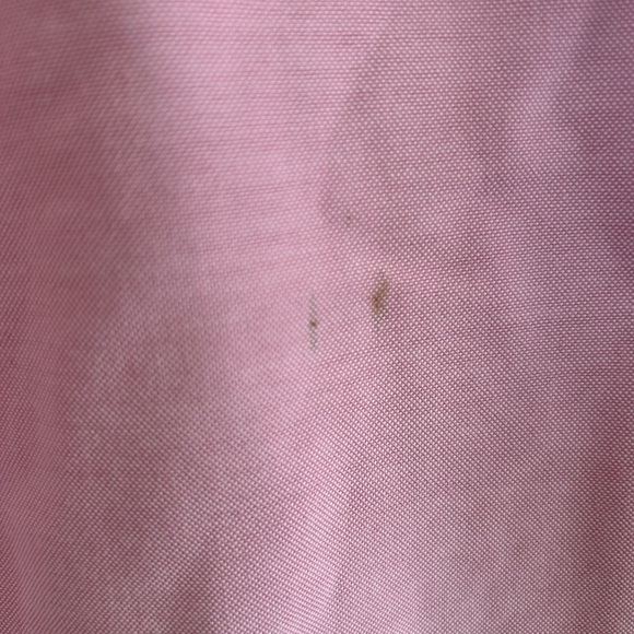 Stafford Men’s Wrinkle-Free Oxford Shirt | Size 16 (34/35) | Pink | Regular Fit - Picture 5 of 5